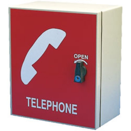 Storacall Indoor Telephone Cabinet Red